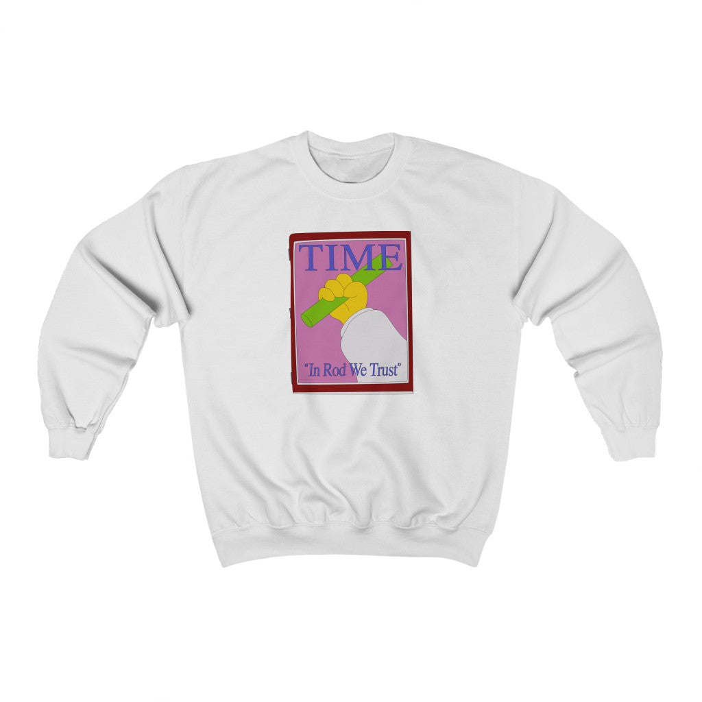 In Rod We Trust Unisex Crewneck